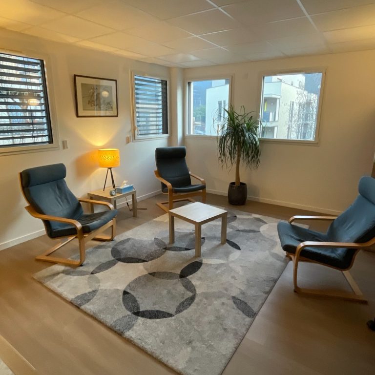 Le salon d'accueil du cabinet